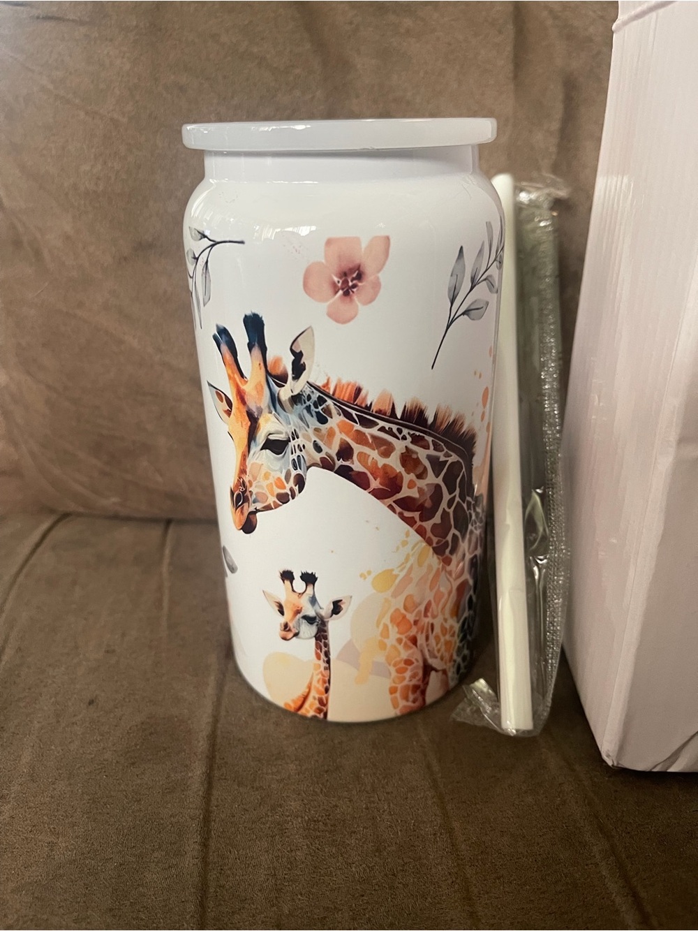 Beautiful stainless steel Giraffe cup
